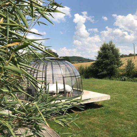 Les Nuits Insolites De La Mothe - Hebergement En Bulle Ou Tiny House Avec Spa Privatif Outremecourt Zewnętrze zdjęcie