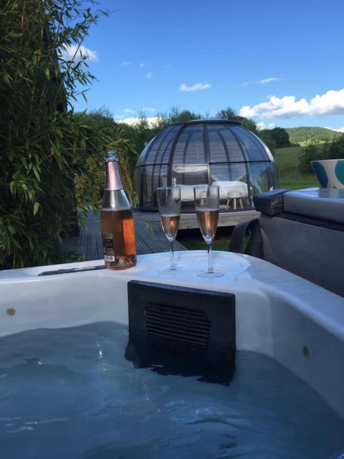 Les Nuits Insolites De La Mothe - Hebergement En Bulle Ou Tiny House Avec Spa Privatif Outremecourt Zewnętrze zdjęcie